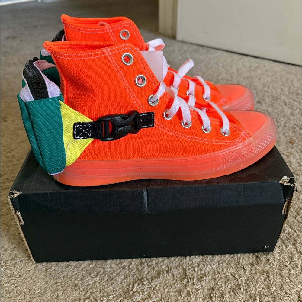 Converse Chuck Taylor All Star Buckle Up High Top 🧡